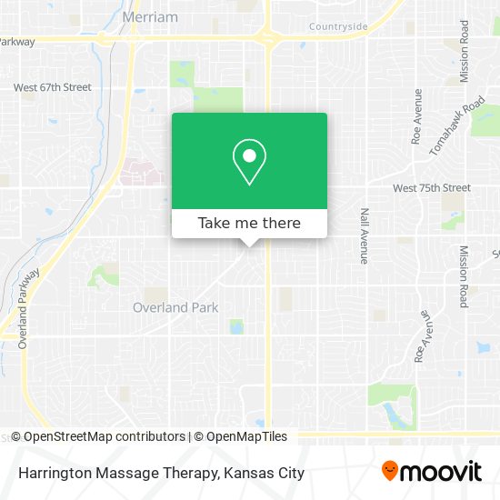 Mapa de Harrington Massage Therapy