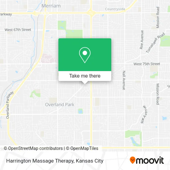 Harrington Massage Therapy map