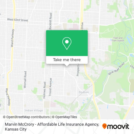 Mapa de Marvin McCrory - Affordable Life Insurance Agency