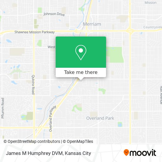 James M Humphrey DVM map