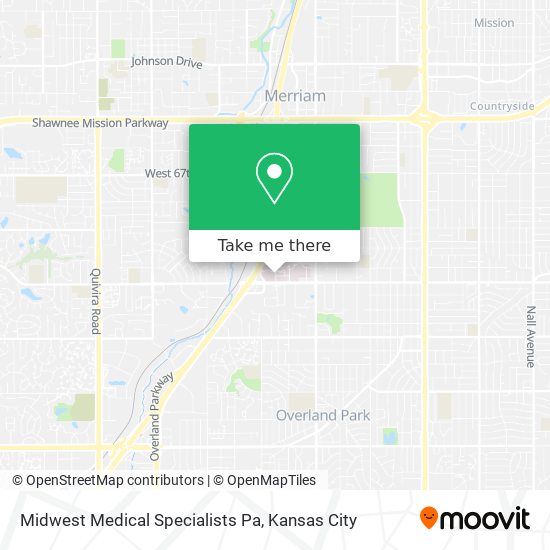 Mapa de Midwest Medical Specialists Pa