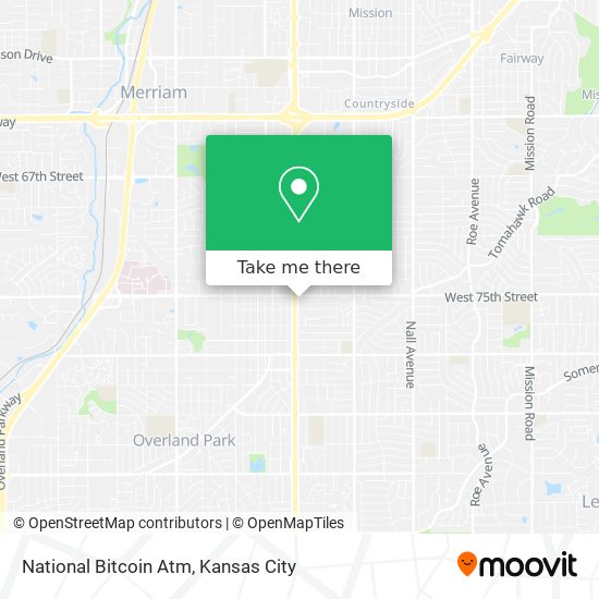 Mapa de National Bitcoin Atm