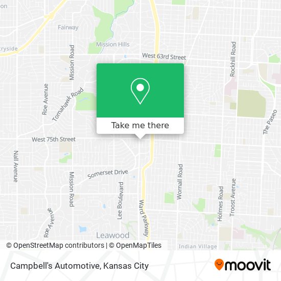Campbell's Automotive map