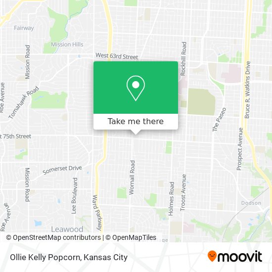 Ollie Kelly Popcorn map