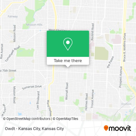 Mapa de Owdt - Kansas City