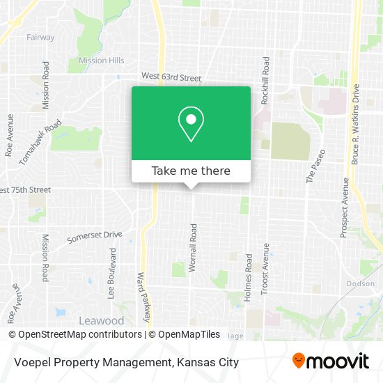 Mapa de Voepel Property Management