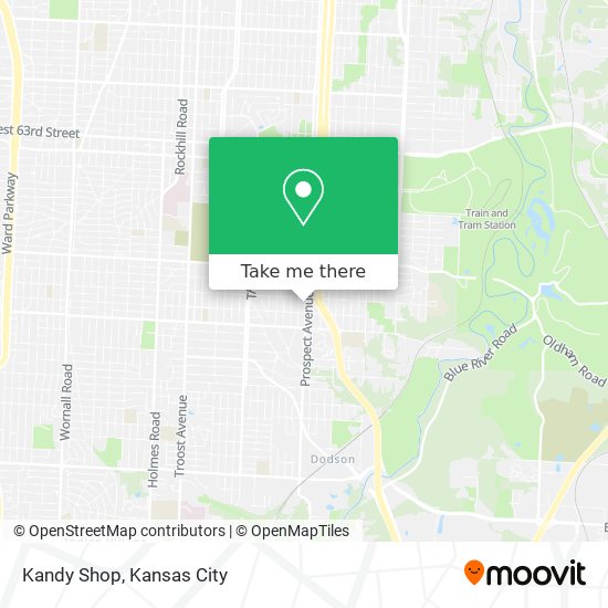 Kandy Shop map