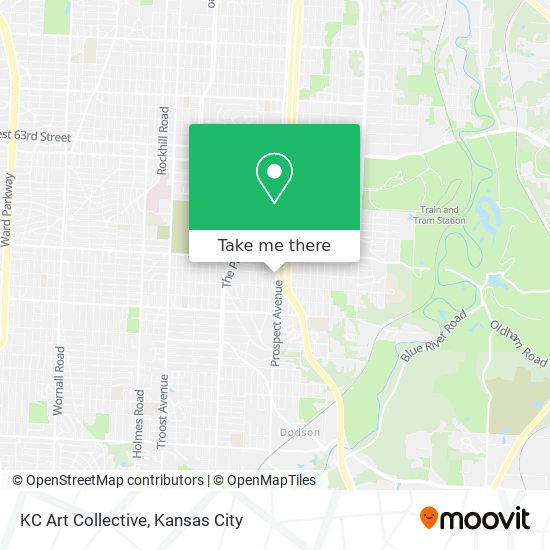 KC Art Collective map