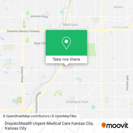Mapa de Dispatchhealth Urgent Medical Care Kansas City