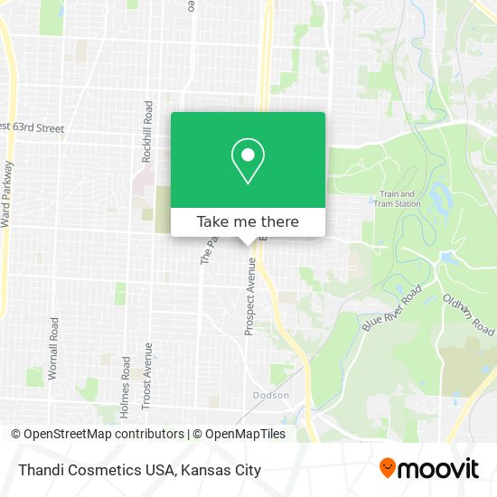 Thandi Cosmetics USA map