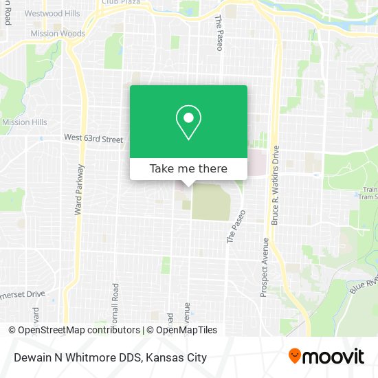 Dewain N Whitmore DDS map