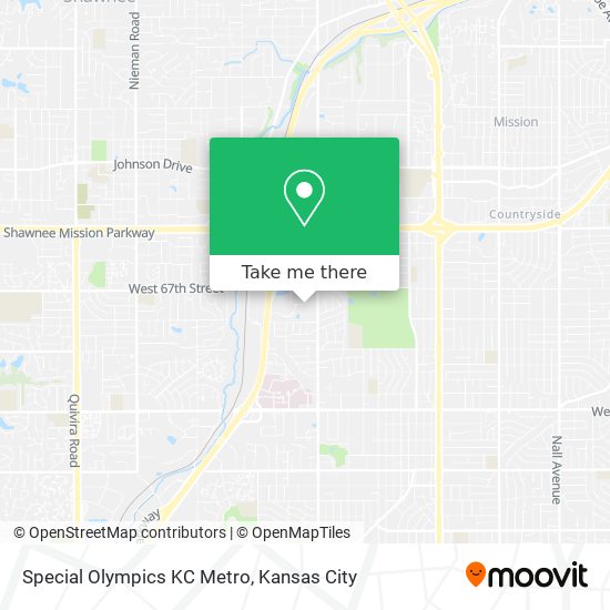 Special Olympics KC Metro map