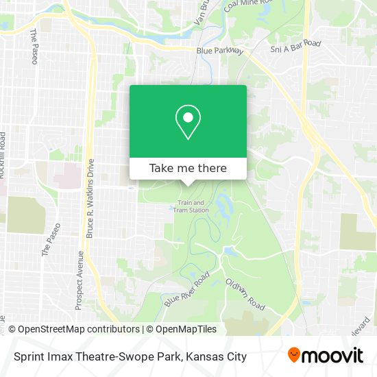 Mapa de Sprint Imax Theatre-Swope Park