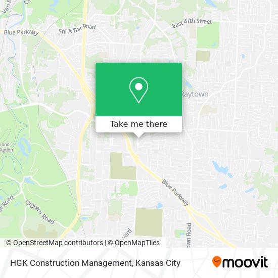 HGK Construction Management map