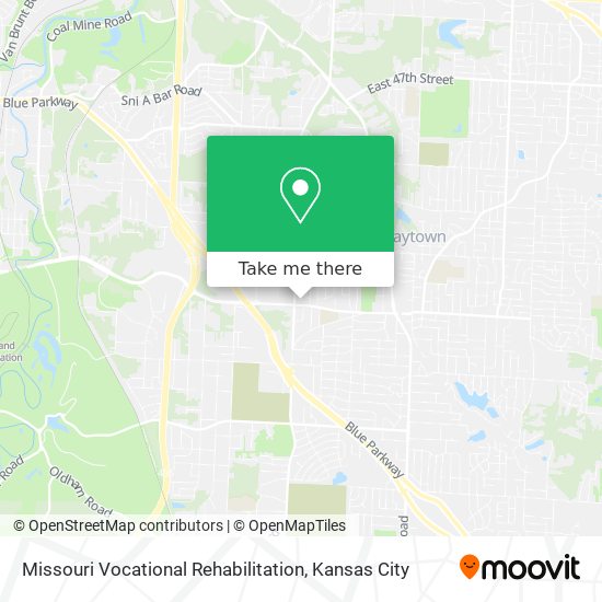 Missouri Vocational Rehabilitation map