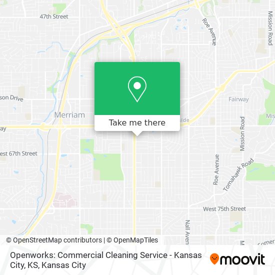 Mapa de Openworks: Commercial Cleaning Service - Kansas City, KS