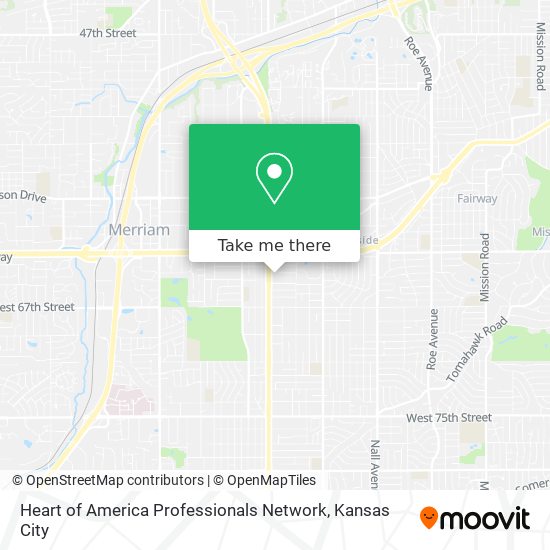 Mapa de Heart of America Professionals Network