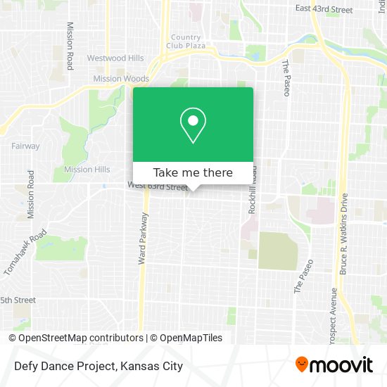 Defy Dance Project map
