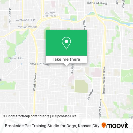 Mapa de Brookside Pet Training Studio for Dogs