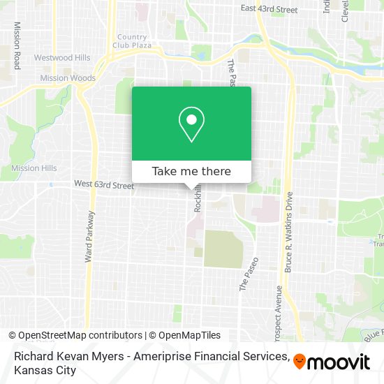 Richard Kevan Myers - Ameriprise Financial Services map