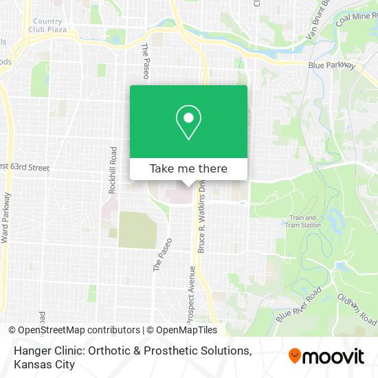 Hanger Clinic: Orthotic & Prosthetic Solutions map