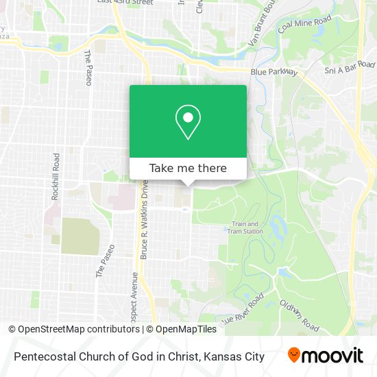Mapa de Pentecostal Church of God in Christ