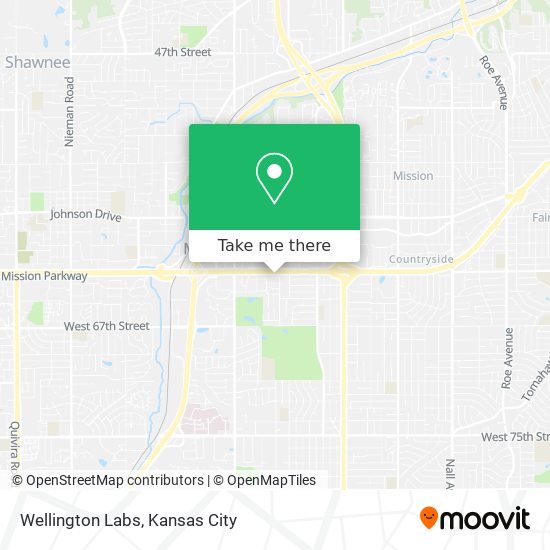 Wellington Labs map