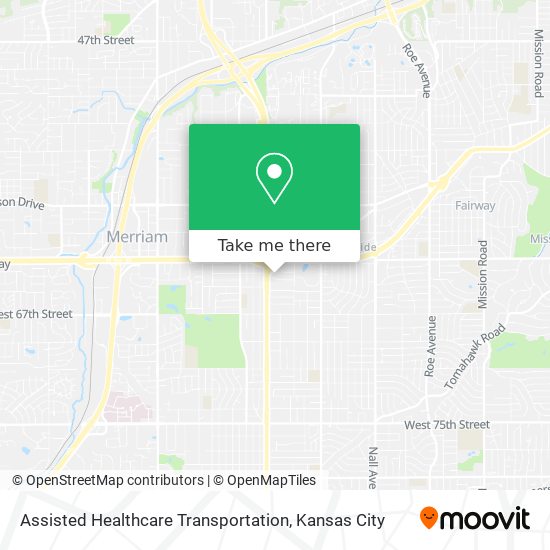 Mapa de Assisted Healthcare Transportation