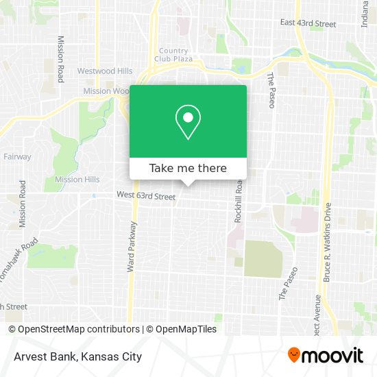 Arvest Bank map