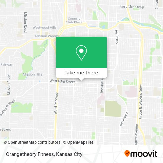 Orangetheory Fitness map