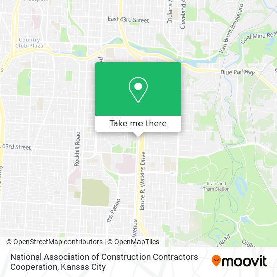 National Association of Construction Contractors Cooperation map