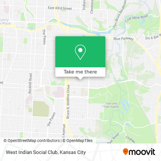 West Indian Social Club map