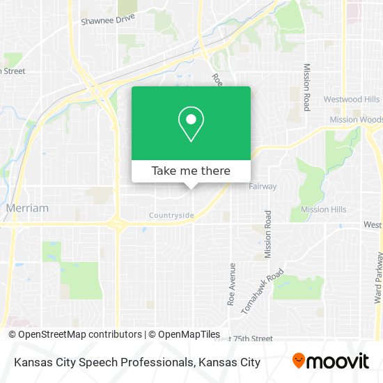 Kansas City Speech Professionals map