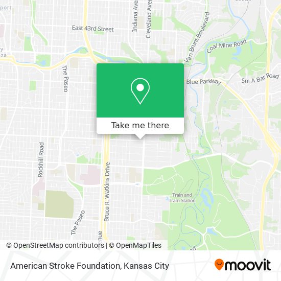 Mapa de American Stroke Foundation