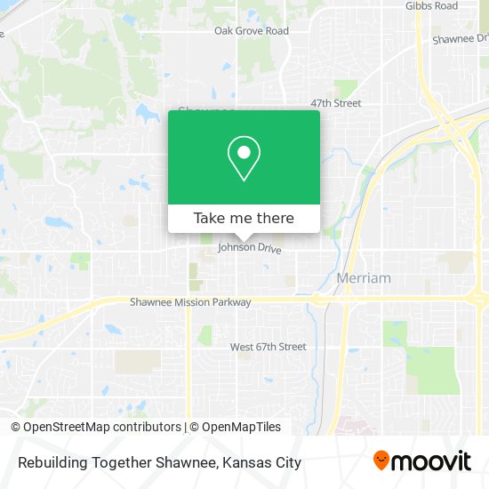 Rebuilding Together Shawnee map