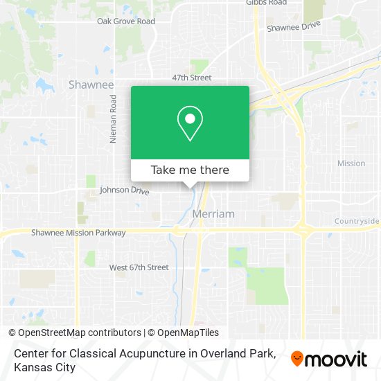 Center for Classical Acupuncture in Overland Park map