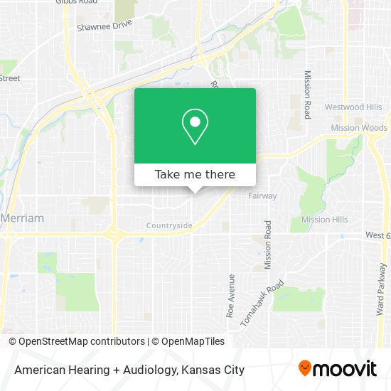 Mapa de American Hearing + Audiology