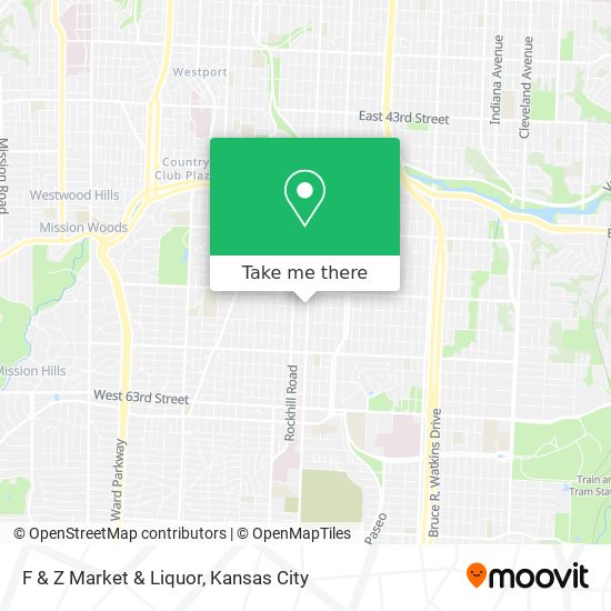 F & Z Market & Liquor map