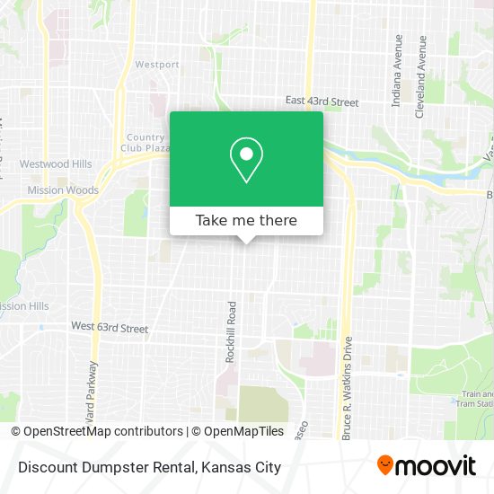 Mapa de Discount Dumpster Rental