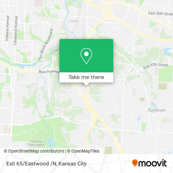Exit 65/Eastwood /N map