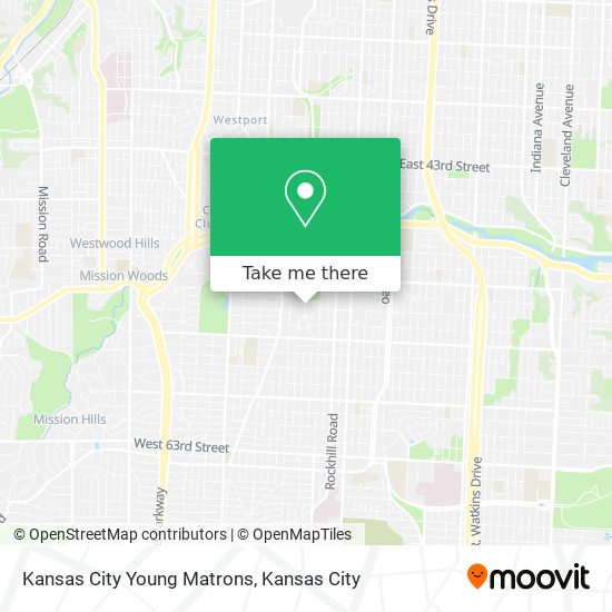 Kansas City Young Matrons map
