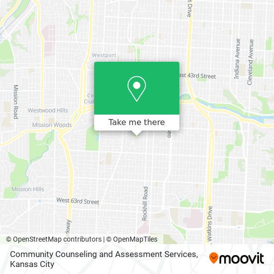 Community Counseling and Assessment Services map