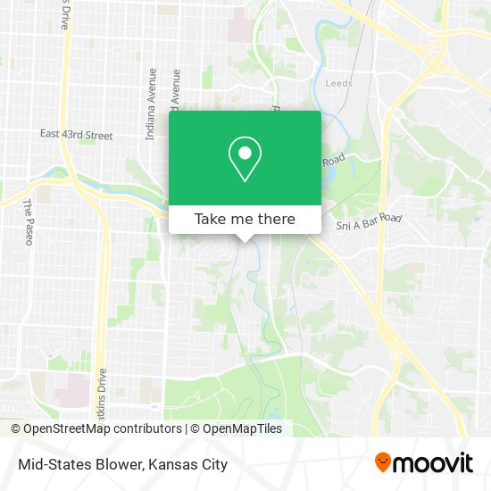 Mid-States Blower map