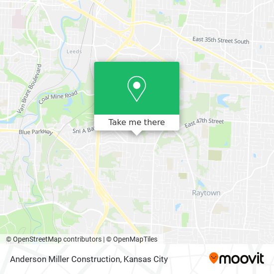 Anderson Miller Construction map