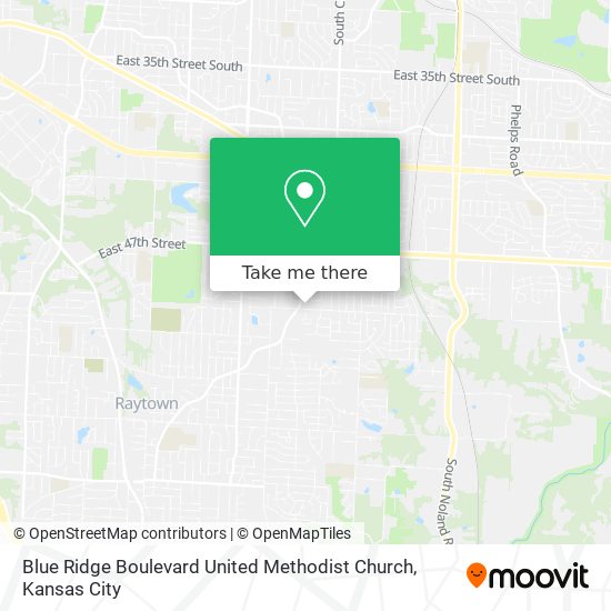 Blue Ridge Boulevard United Methodist Church map