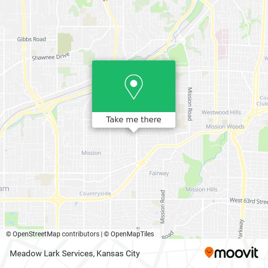 Meadow Lark Services map