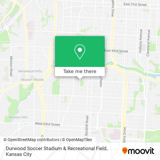 Durwood Soccer Stadium & Recreational Field map