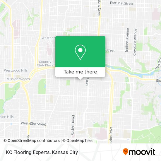 Mapa de KC Flooring Experts