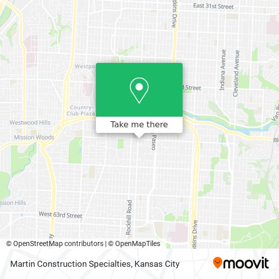 Mapa de Martin Construction Specialties