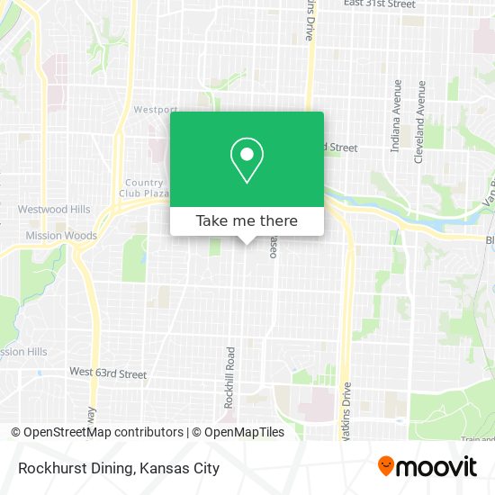 Rockhurst Dining map